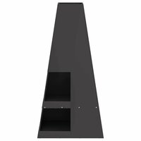 Vuurkorf Zwart 50 x 50 x 100 cm Staal 5