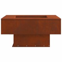 Vuurkorf Bruin 80 x 80 x 40 cm Cortenstaal 6