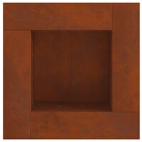 Vuurkorf Bruin 80 x 80 x 40 cm Cortenstaal 7