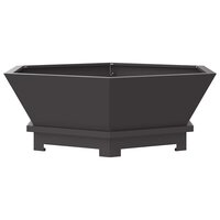 Vuurkorf Zwart 75 x 75 x 28 cm Staal 6