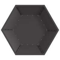 Vuurkorf Zwart 100 x 100 x 28 cm Staal 7