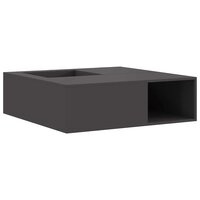 Vuurkorf Zwart 100 x 100 x 30 cm Staal 2