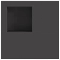 Vuurkorf Zwart 100 x 100 x 30 cm Staal 8