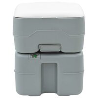 Camping Toilet Grijs 41,5 x 36,5 x 42 cm 4