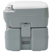Camping Toilet Grijs 41,5 x 36,5 x 42 cm 5