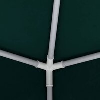 Partytent met zijwanden professioneel 90 g/m&sup2; 2,5x2,5 m groen 7