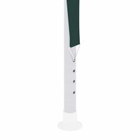 Partytent met zijwanden professioneel 90 g/m&sup2; 2,5x2,5 m groen 9