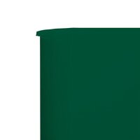 Windscherm 6-panelen 800x160 cm stof groen 4