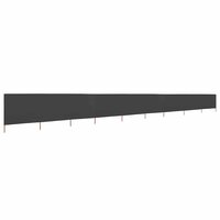 Windscherm 9-panelen 1200x160 cm stof antraciet 2