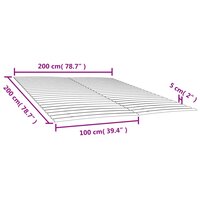 Lattenbodem met 48 latten 2 stuks 100x200 cm 7