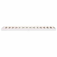 Bedframe Wit 213.5 x 104 x 9 cm Massief grenenhout 6