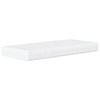 Bed met matras "Dover" fluweel lichtgrijs 80x200 cm 5
