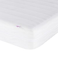 Bed met matras "Dover" kunstleer wit 80x200 cm 7