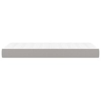 Pocketveringmatras medium 80x200x20 cm stof lichtgrijs 4