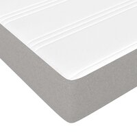 Pocketveringmatras medium 80x200x20 cm stof lichtgrijs 5