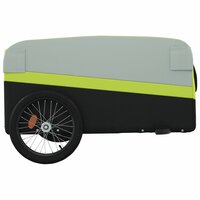 Fietstrailer 45 kg ijzer zwart en groen 7