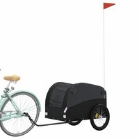 Fietstrailer 45 kg ijzer zwart 3