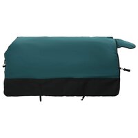 Paardendeken Donkergroen en Zwart 75 cm Polyester 4