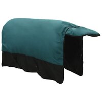 Paardendeken Donkergroen en Zwart 105 cm Polyester 5