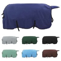 Paardendeken Marineblauw Polyester 2