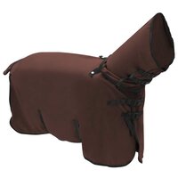 Paardendeken Volledig Donkerbruin Polyester 3