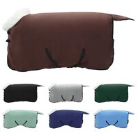 Paardendeken Volledig Donkerbruin 75 cm Polar fleece 2