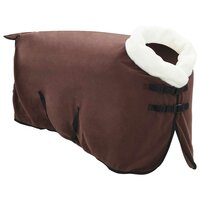 Paardendeken Volledig Donkerbruin 85 cm Polar fleece 3