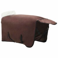 Paardendeken Volledig Donkerbruin 95 cm Polar fleece 5