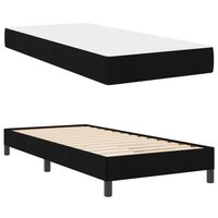 Boxspringbed met matras Zwart 90 x 200 cm Stof 5