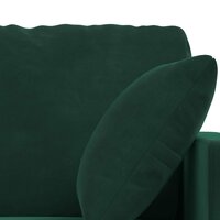 Bankstel 2 pcs Donkergroen 138 x 78 x 80 cm Fluweel 6