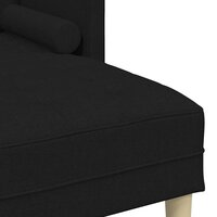 Bankstel met kussen Zwart Polyester 7