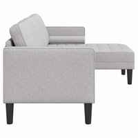 Bankstel met kussen Wolkengrijs Polyester 5