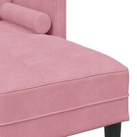Bankstel met kussen Roze Polyester 7