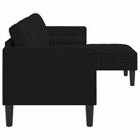Bankstel met kussen Zwart Polyester 5