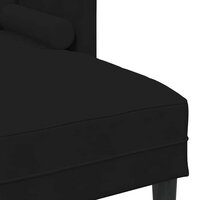 Bankstel met kussen Zwart Polyester 7