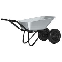 Kruiwagen Zilver en Zwart 137 x 60 x 65,5 cm Staal 2