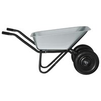 Kruiwagen Zilver en Zwart 137 x 60 x 65,5 cm Staal 6