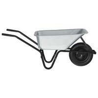 Kruiwagen Zilver en Zwart 141 x 60 x 57 cm Staal 6