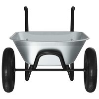 Kruiwagen Zilver en Zwart 124 x 73 x 65 cm Staal 5