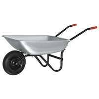 Kruiwagen Zilver en Zwart 133 x 62,5 x 58 cm Staal 7