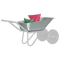 Vervanging voor kruiwagenlade Zilver 88 x 60 x 32 cm Staal 3