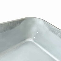 Vervanging voor kruiwagenlade Zilver 90 x 63 x 28 cm Staal 9