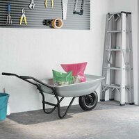 Vervanging voor kruiwagenlade Zilver 80 x 60 x 25 cm Staal 4