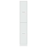 Apothekerskast Wit 30x41x174,5 cm Bewerkt Hout 5