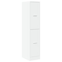 Apothekerskast Wit 30x41x144,5 cm Bewerkt Hout 3