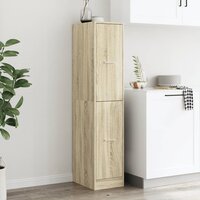 Apothekerskast Sonoma eiken 30x41x144,5 cm bewerkt hout 4