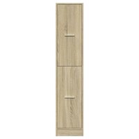 Apothekerskast Sonoma eiken 30x41x144,5 cm bewerkt hout 5