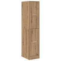 Apothekerskast Artisian Oak 30x41x144,5 cm bewerkt hout 3