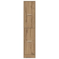 Apothekerskast Artisian Oak 30x41x144,5 cm bewerkt hout 5