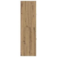 Apothekerskast Artisian Oak 30x41x144,5 cm bewerkt hout 6
